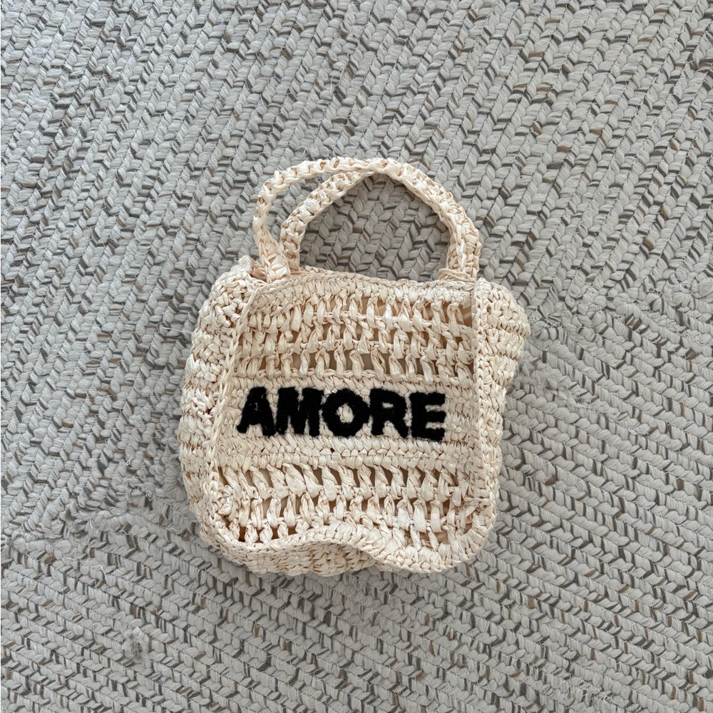 NEVER USED, WITH TAGS. Amore Crochet Small Tote Bag